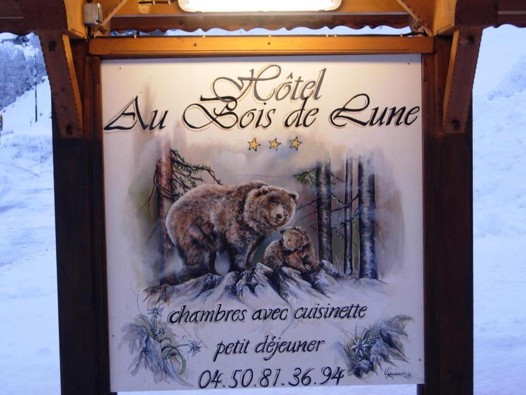 Au Bois De Lune Châtel Kültér fotó